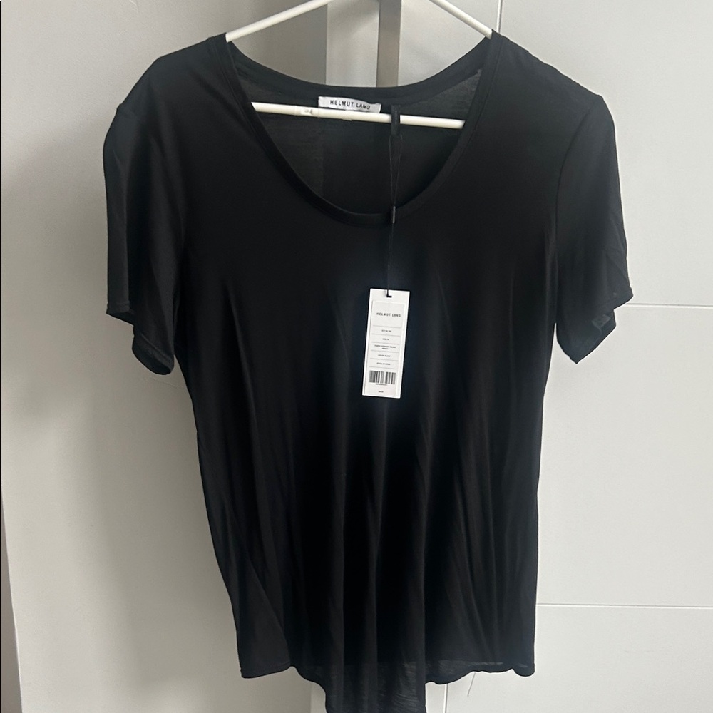 Helmut Lang Classic Black Short Sleeve Tee